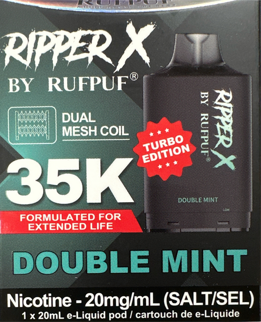 Rufpuf Ripper X Pod - Double Mint (Vape tax included)