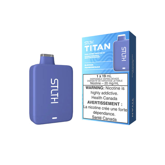 Stlth Titan 10000 - Blue Razz 20mg (Vape tax included)