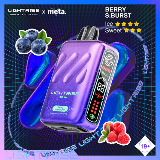 Lost Vape Lightrise 18000 - Berry S. Bust (Vape Tax Included)