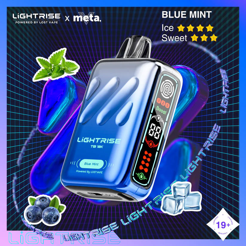 Lost Vape Lightrise 18000 - Blue Mint (Vape Tax Included)