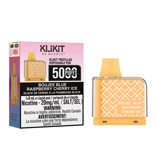 Rufpuf Klikit Pod 5000 Boujee Blue Raspberry Cherry Ice (Vape tax included)