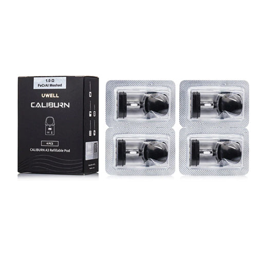 Uwell Caliburn A3 Replacement Pods 1.0 ohm 4pk