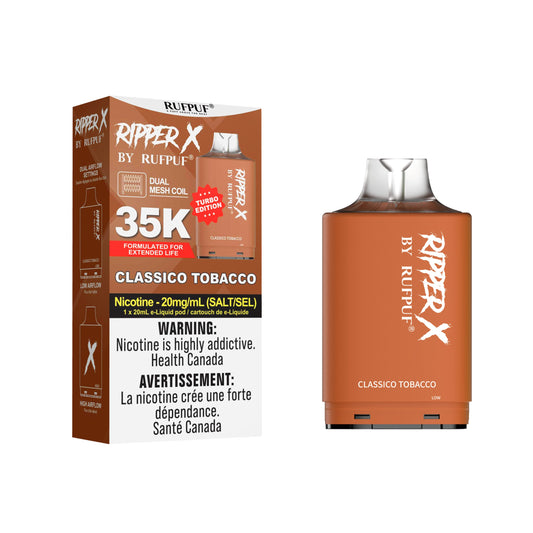 Rufpuf Ripper X Pod - Classic Tobacco 20mg (AB)