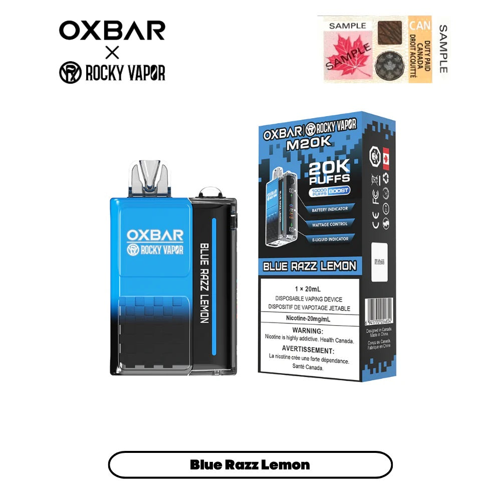 Oxbar 20000 - Blue Razz Lemon