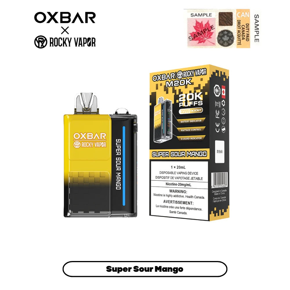 Oxbar 20000 - Super Sour Mango