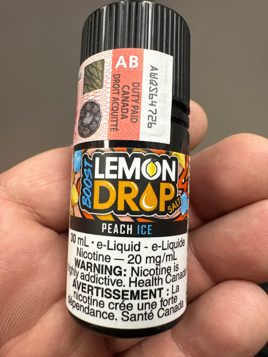 Lemon drop Boost 30ml 20mg (AB) Peach Ice