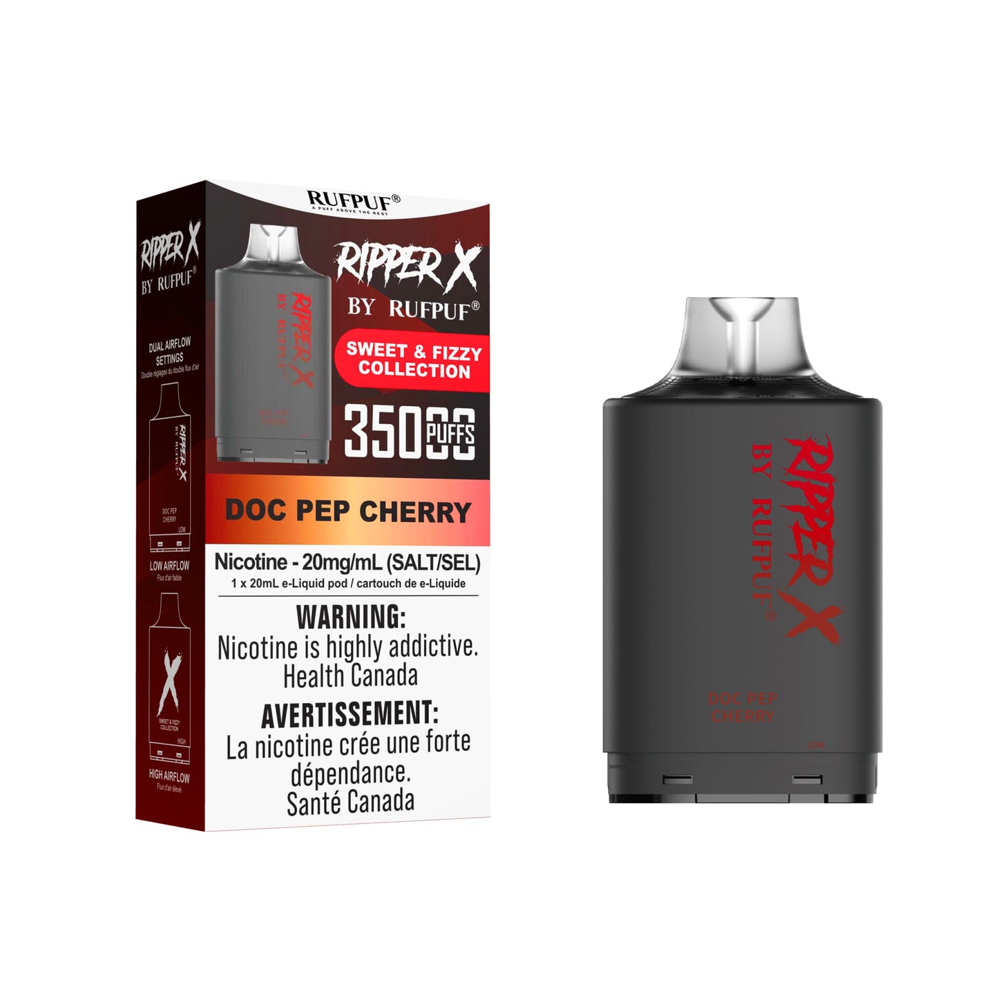 Rufpuf Ripper X Pod - Doc Pep Cherry 20mg (AB)