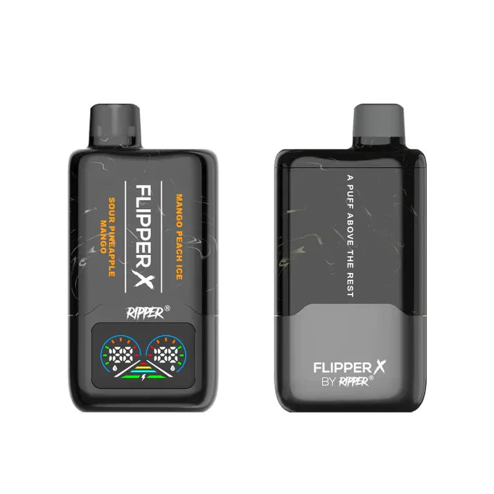 Flipper x 26000 Sour Pineapple Mango + Mango Peach Ice 20mg (Vape Tax Included)