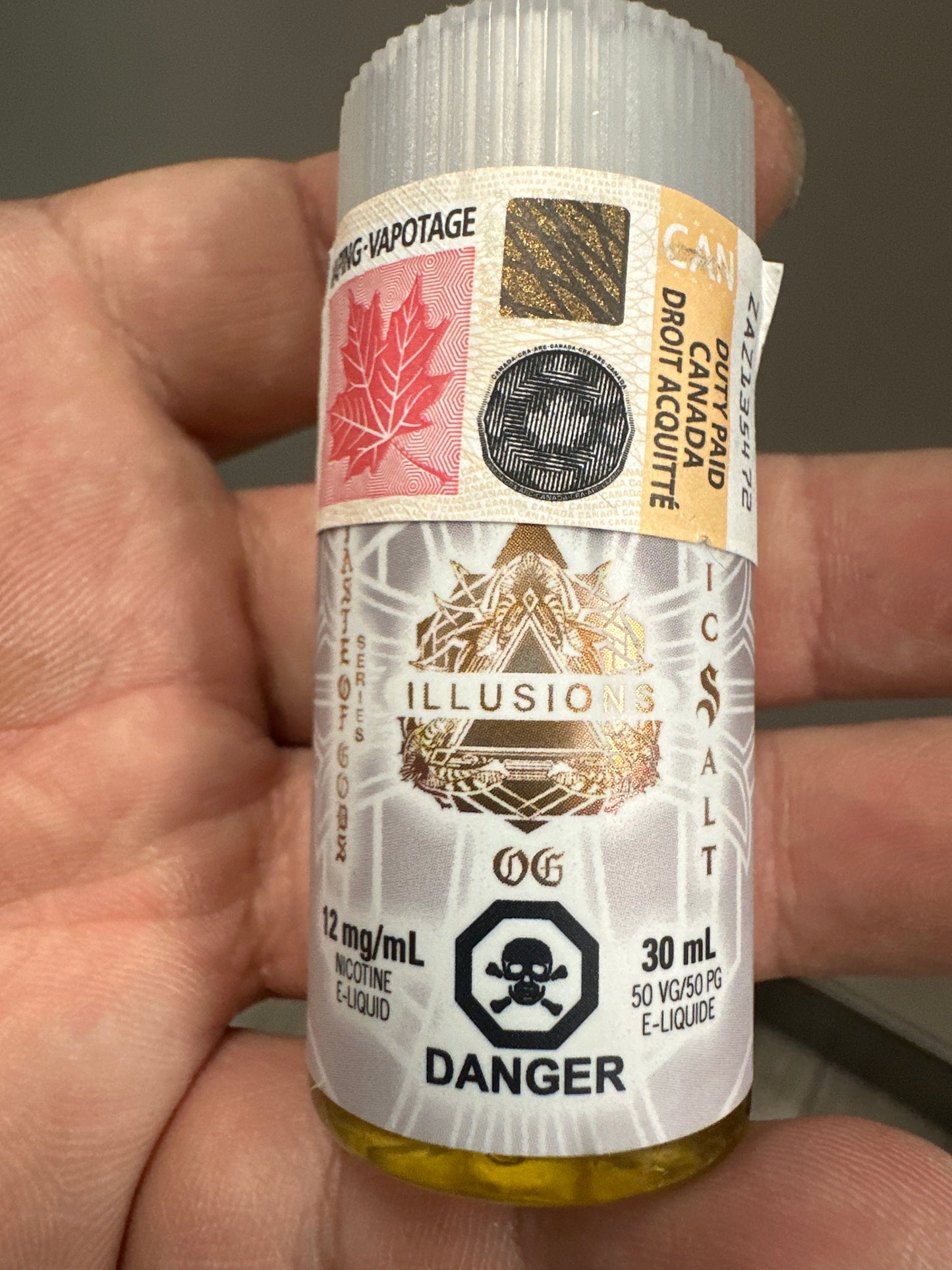 Illusions Salt 30mL 12mg - Taste of God OG (FED)