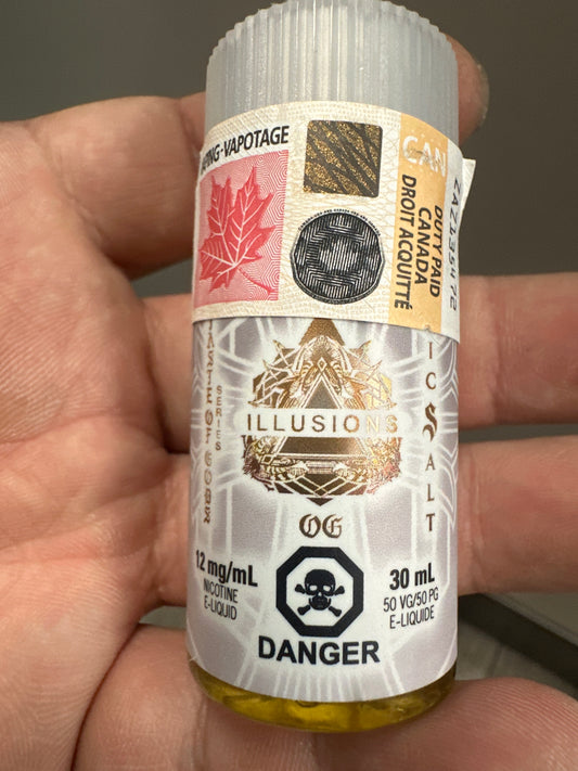 Illusions Salt 30mL 12mg - Taste of God OG (FED)