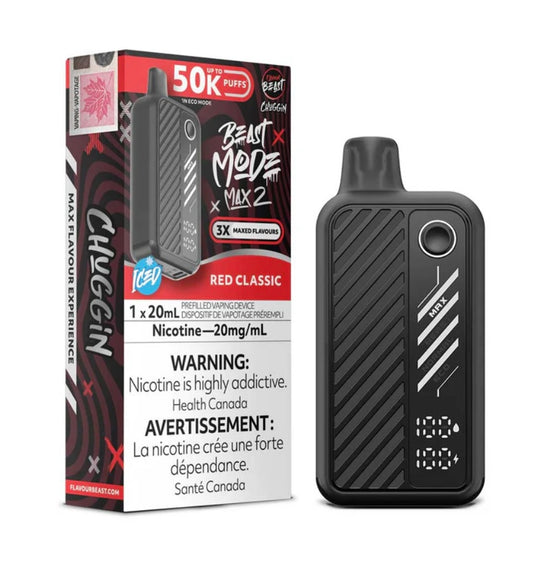 Chuggin’ Flavour Beast Beast Mode Max 2 50000 (AB) - Red Classic