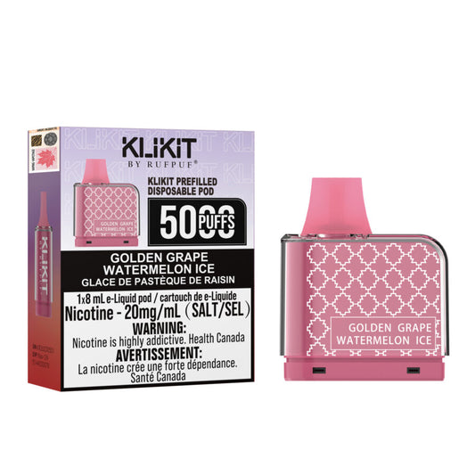 Rufpuf Klikit Pod 5000 Golden Grape Watermelon Ice (Vape tax included)