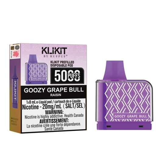 Rufpuf Klikit Pod 5000 Goozy Grape Bull (Vape tax included)