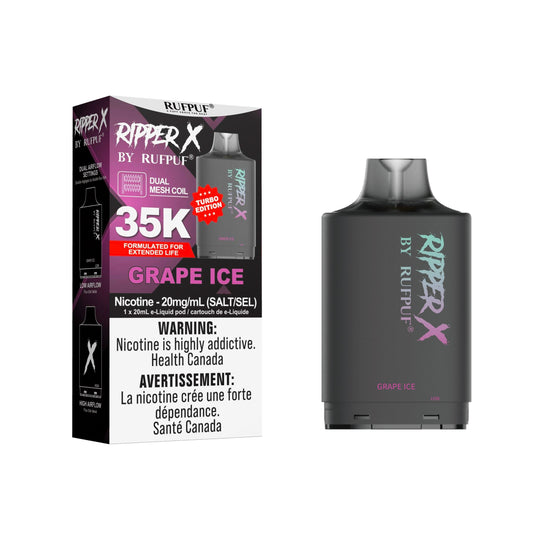 Rufpuf Ripper X Pod - Grape Ice 20mg (AB)