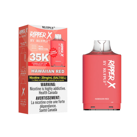 Rufpuf Ripper X Pod - Hawaiian Red 20mg (AB)