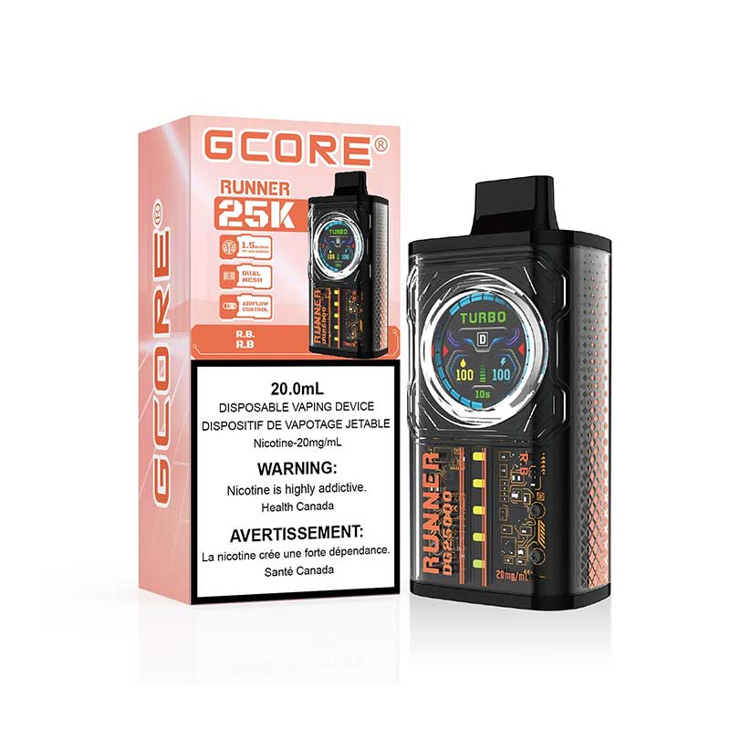 Gcore Runner 25000 - R.B 20mg (Vape tax included)