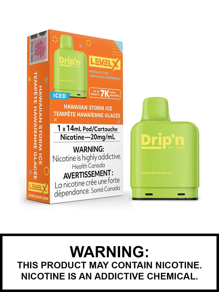 Drip’n Level X 7000 Pod - Hawaiian Storm Ice (Vape tax included)