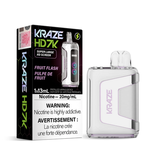 Kraze 7000 Disposable - Fruit Flash 20MG (Vape tax included)