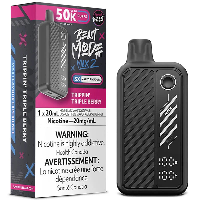 Flavour Beast Beast Mode Max 2 50000 (AB) - Trippin’ Triple Berry