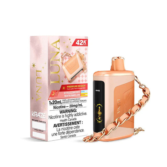 Kraze 42000 Luna Disposable - Strazzberry Watermelon 20mg (AB)