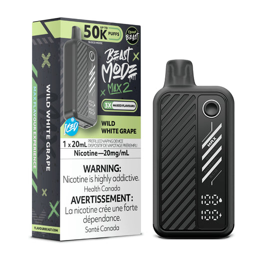Flavour Beast Beast Mode Max 2 50000 (AB) - Wild White Grape