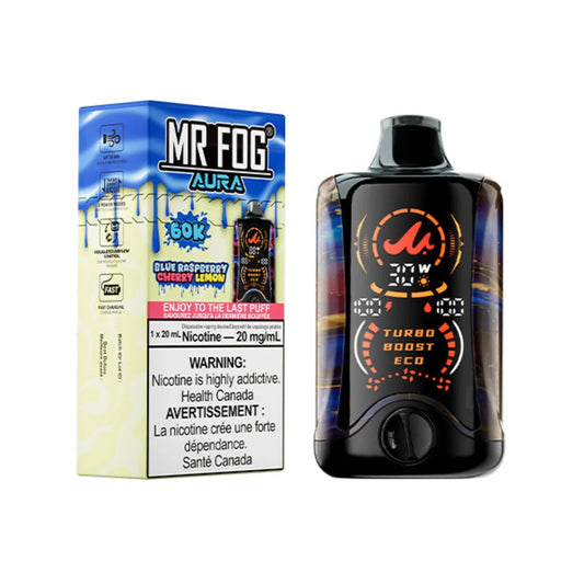 Mr. Fog Aura 60000 - Blue Raspberry Cherry Lemon (AB)