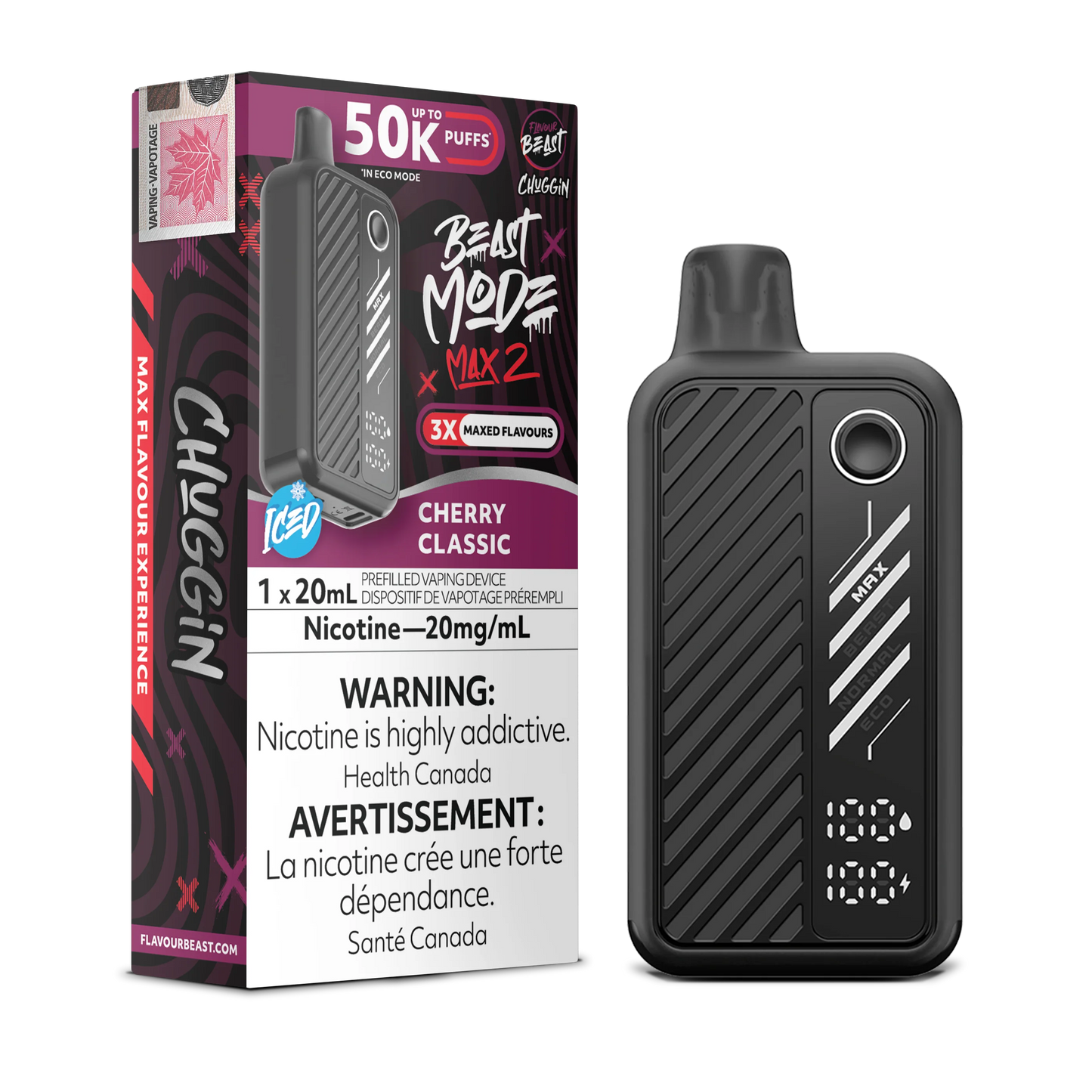 Chuggin’ Flavour Beast Beast Mode Max 2 50000 (AB) - Cherry Classic