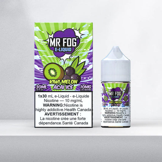 Mr.Fog Salt E-Juice 30ml (20mg) - Kiwi Melon Acai Ice (FED)