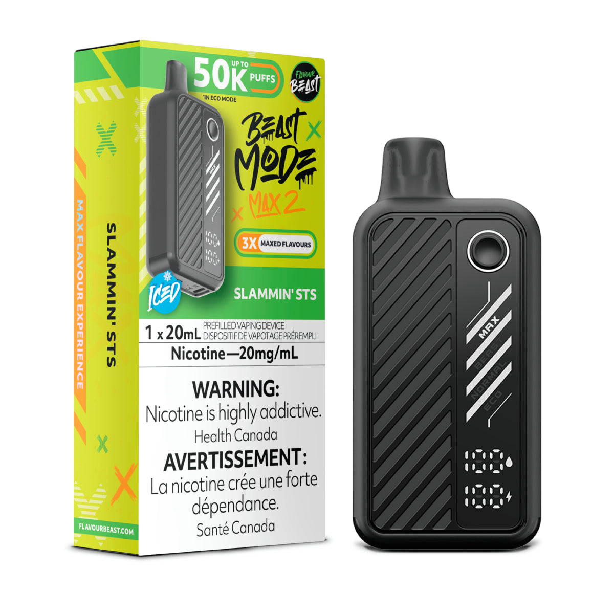 Flavour Beast Beast Mode Max 2 50000 (AB) - Slammin’ STS