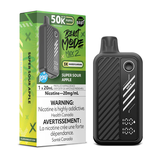 Flavour Beast Beast Mode Max 2 50000 (AB) - Super Sour Apple