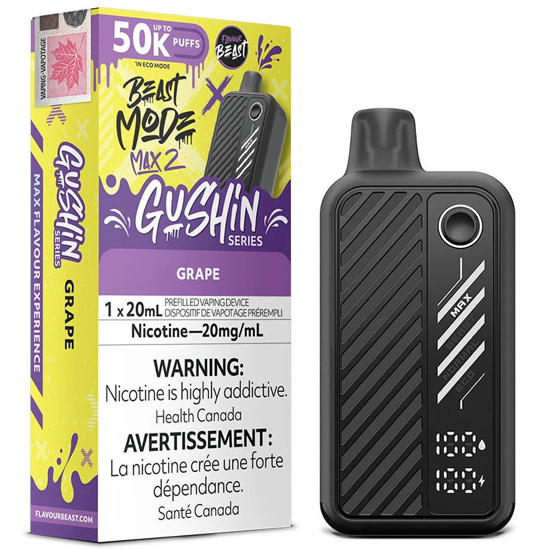 Gushin’ Flavour Beast Beast Mode Max 2 50000 (AB) - Grape