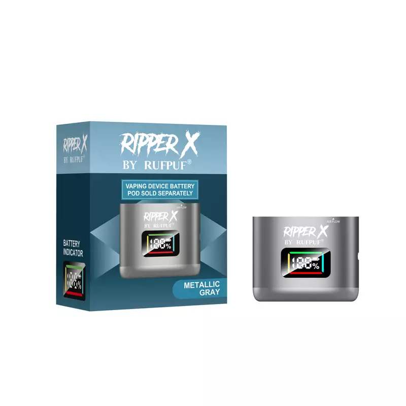 Ripper X Ripper X Battery - Metallic Gray – Vape Stadium