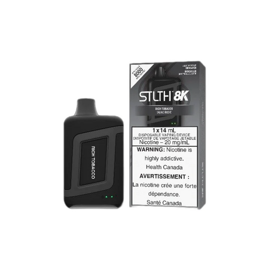 STLTH 8000 Disposable - Rich Tobacco (Vape tax included)