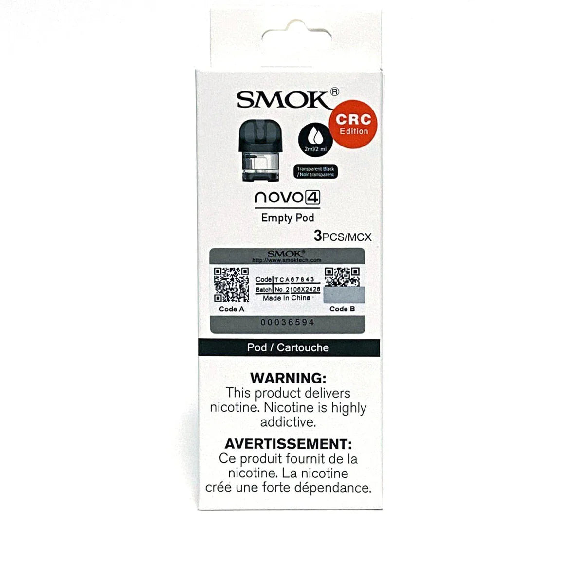Smok Novo 4 Replacement Pods (3pk)