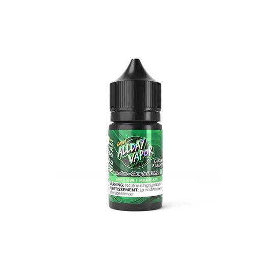 All Day Vapor Apple Kiwi Salt E-Juice 30ml (20mg) (Vape tax included)