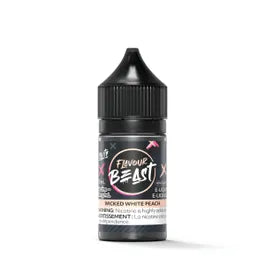 (1PC) Flavour Beast E-Liquid Wicked White Peach 30ml 20mg (AB)