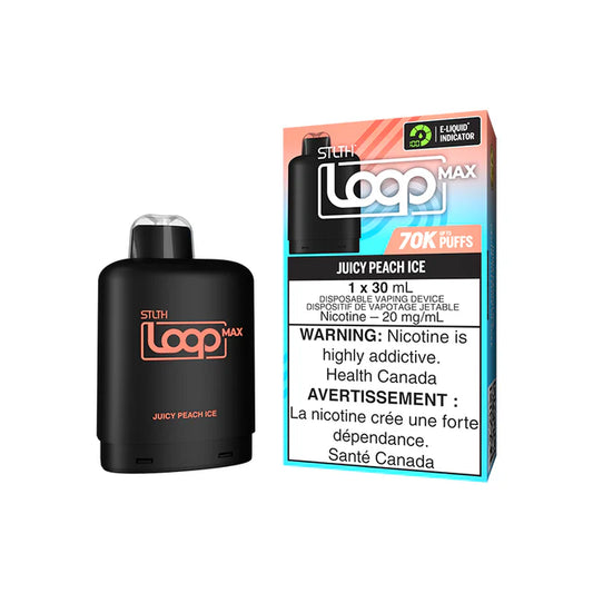 STLTH LOOP MAX POD 70K - JUICY PEACH ICE (AB)