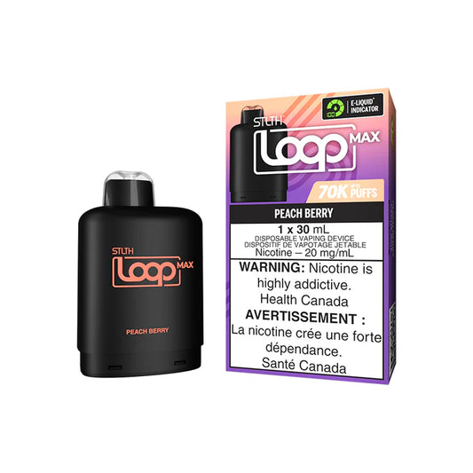 STLTH LOOP MAX POD 70K - PEACH BERRY (AB)