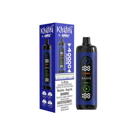 Rufpuf Khalifa 40000 Blueberry Mint (5mg) (Vape Tax Included)