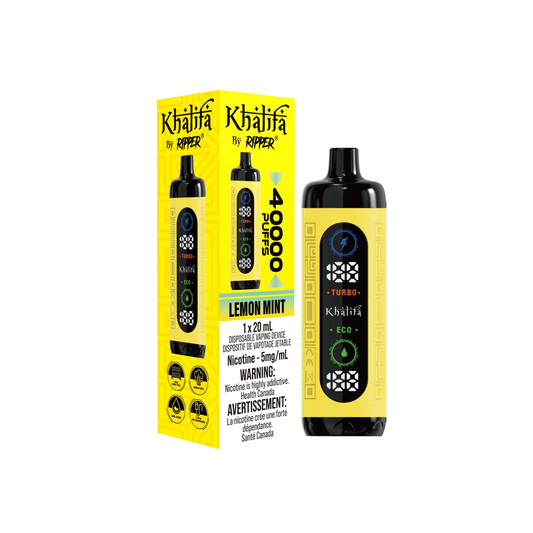 Rufpuf Khalifa 40000 Lemon Mint (5mg) (Vape Tax Included)