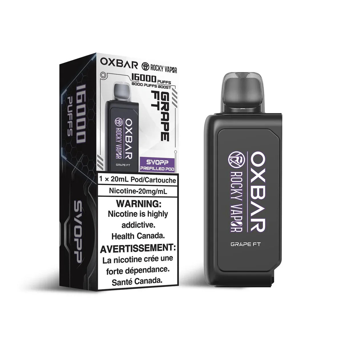 Oxbar SVOPP Pod 16000 - Grape FT