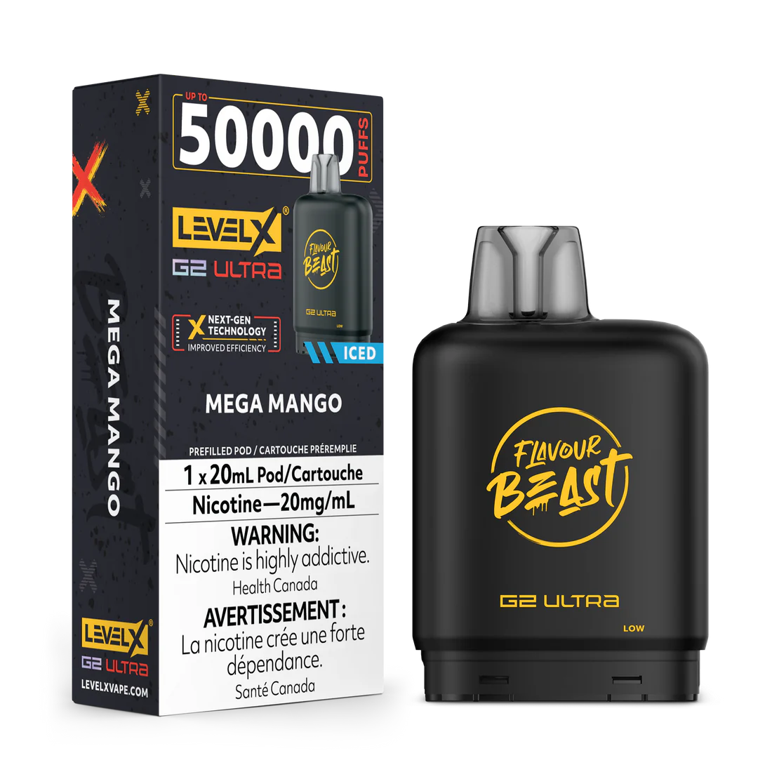 Flavour Beast Level X G2 Ultra Pod - Mega Mango (AB)