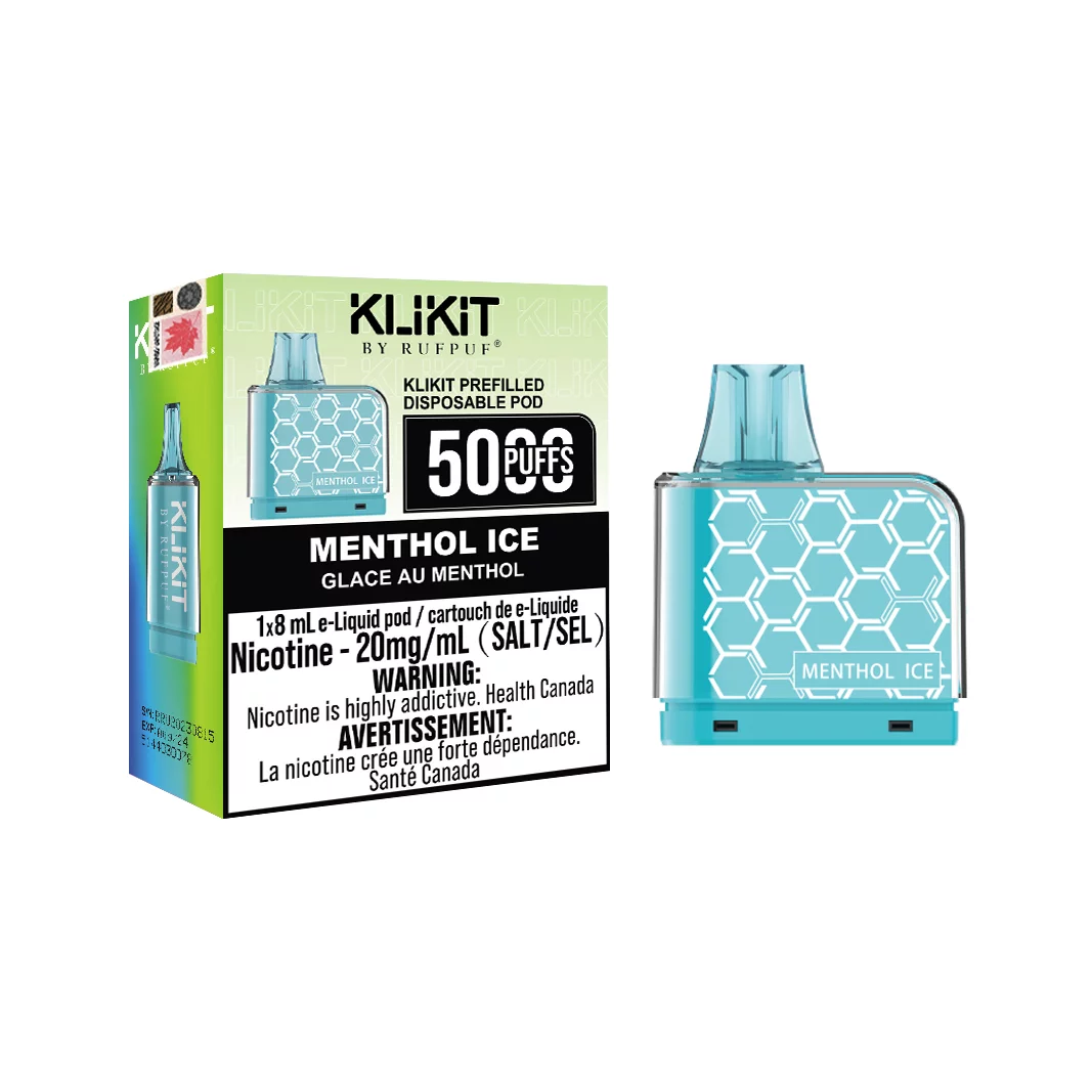 Rufpuf Klikit Pod 5000 Menthol Ice (Vape tax included)