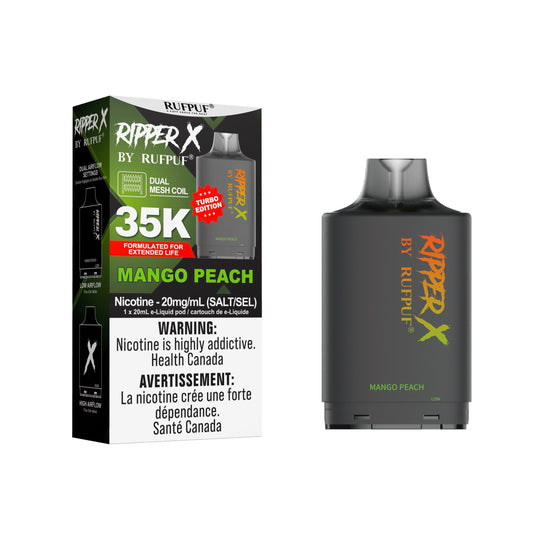 Rufpuf Ripper X Pod - Mango Peach 20mg (AB)