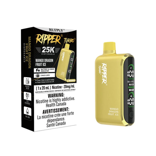 Rufpuf Ripper T3 25000 Mango Dragon Fruit Ice (Excise tax)