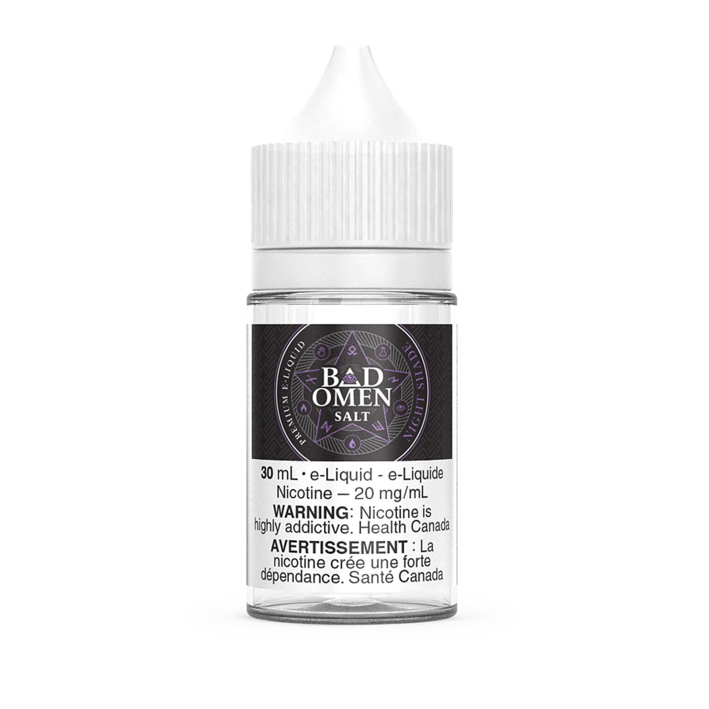 Bad Omen Salt E-Juice 30ml (12mg) (Vape tax included)-Night Shade