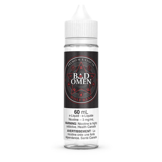 Bad Omen Free Base E-Juice 60ml (3mg) (Vape tax included)-Wolf Bane