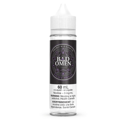 Bad Omen Free Base E-Juice 60ml (6mg) (Vape tax included)-Night Shade