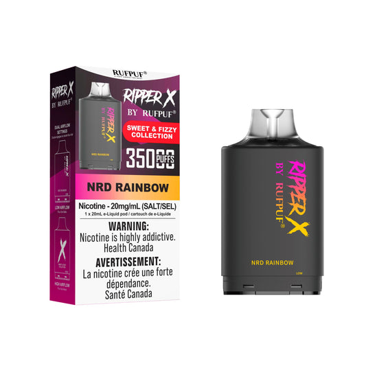 Rufpuf Ripper X Pod - NRD Rainbow 20mg (AB)