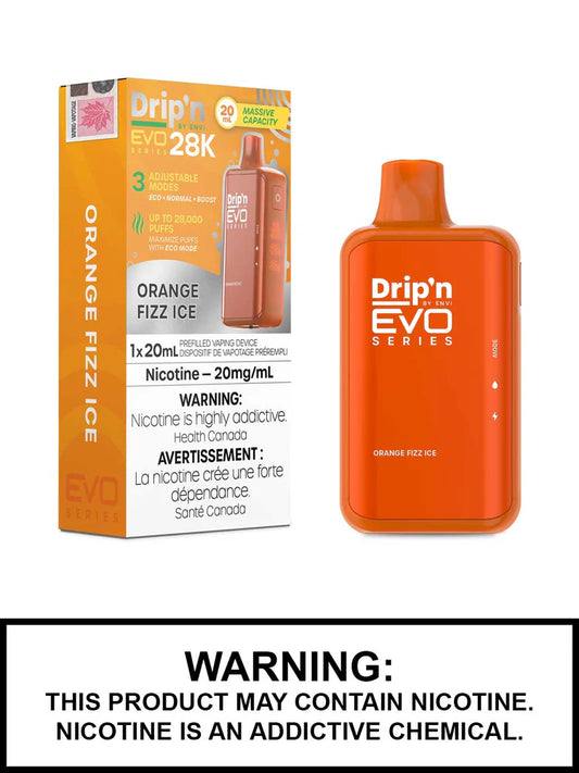 Drip’n EVO 28000 - Orange Fizz Ice (Vape tax included)